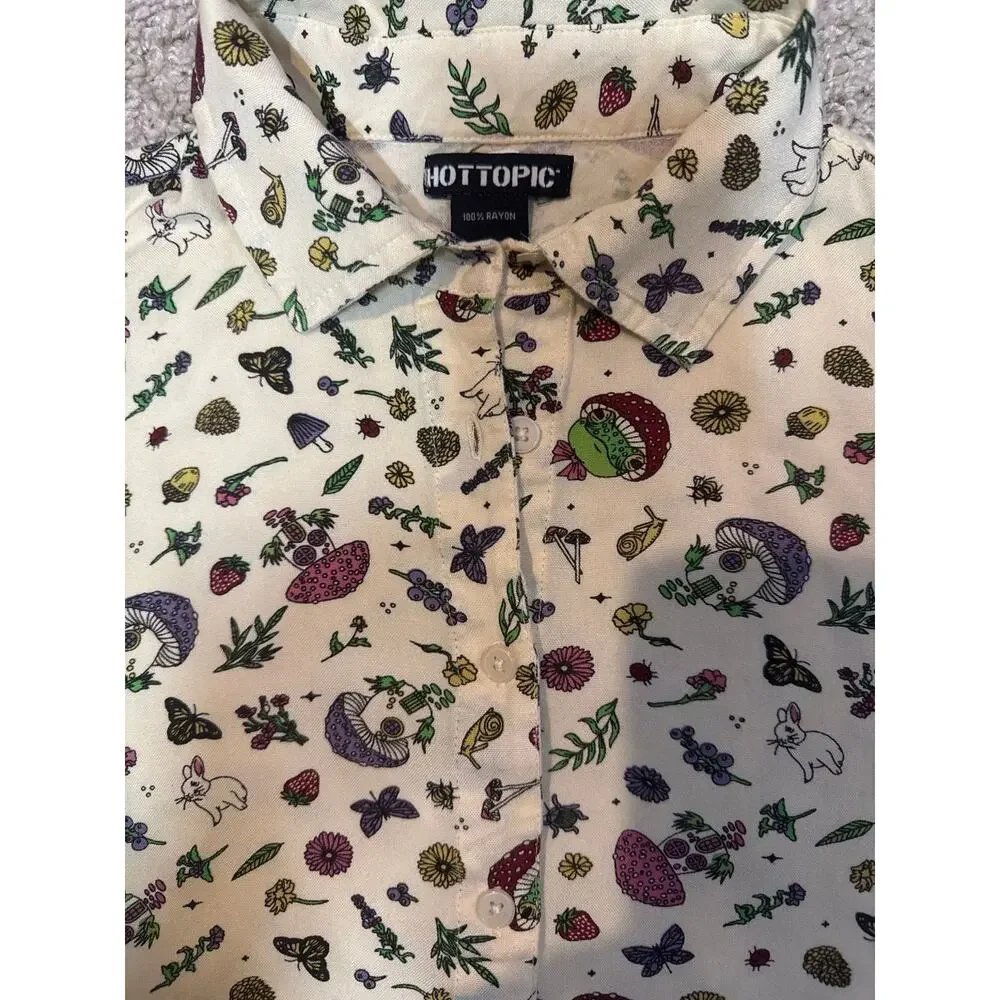 Hottopic Cottagecore Button Up - Picture 2 of 2